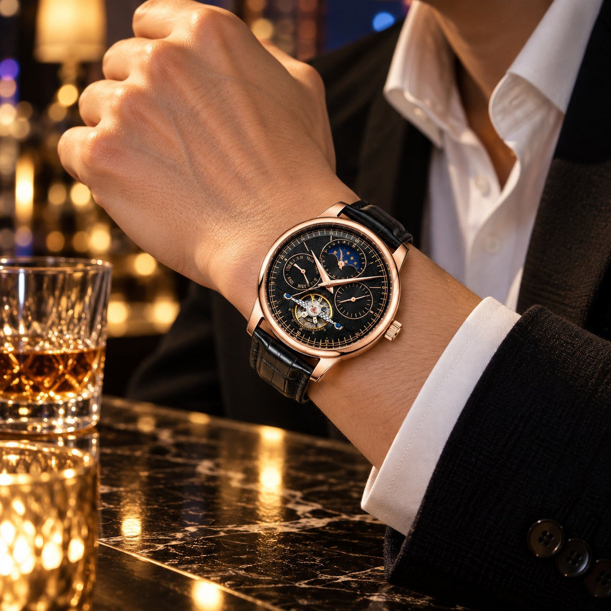Luna moon phase watch