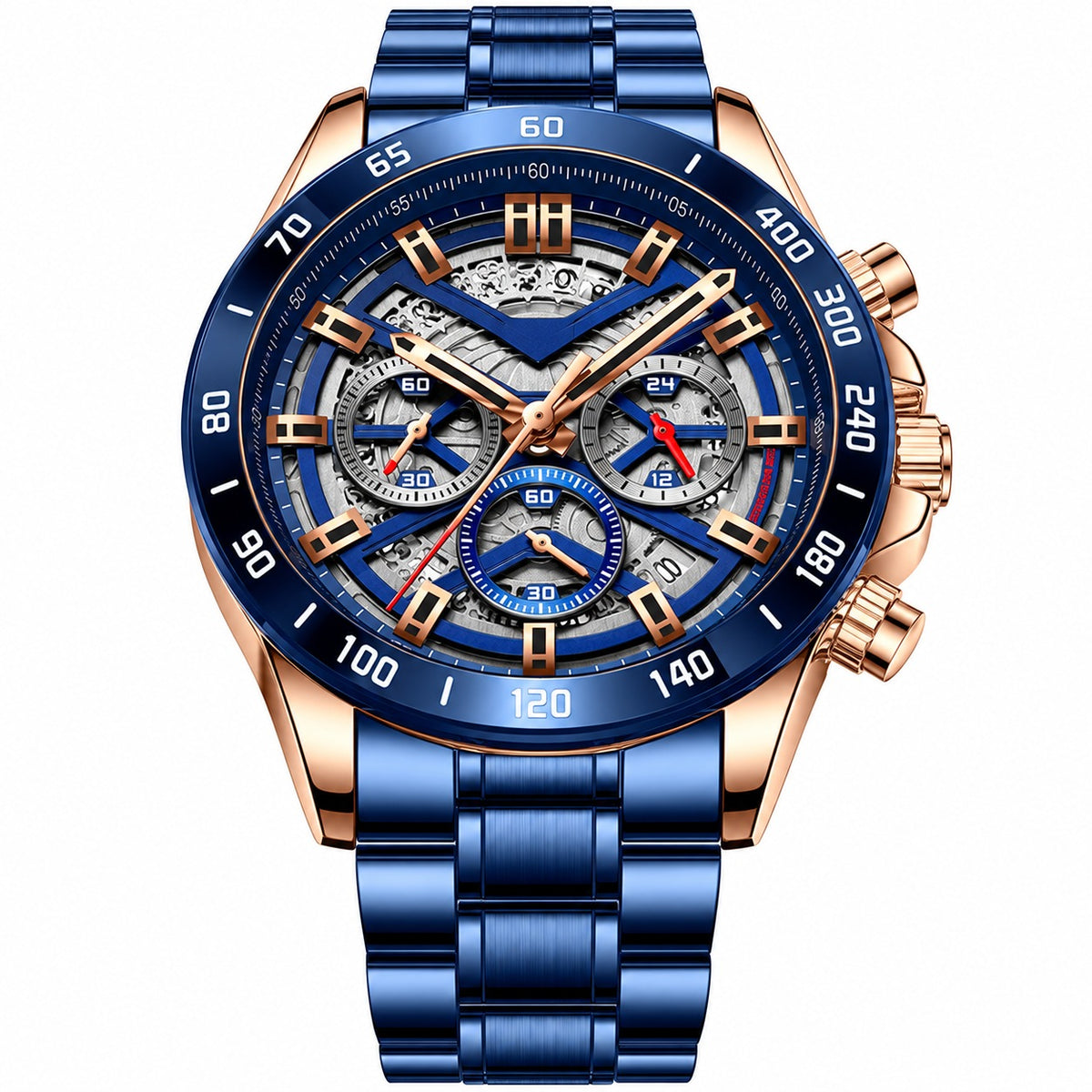 Peak chronograph watch