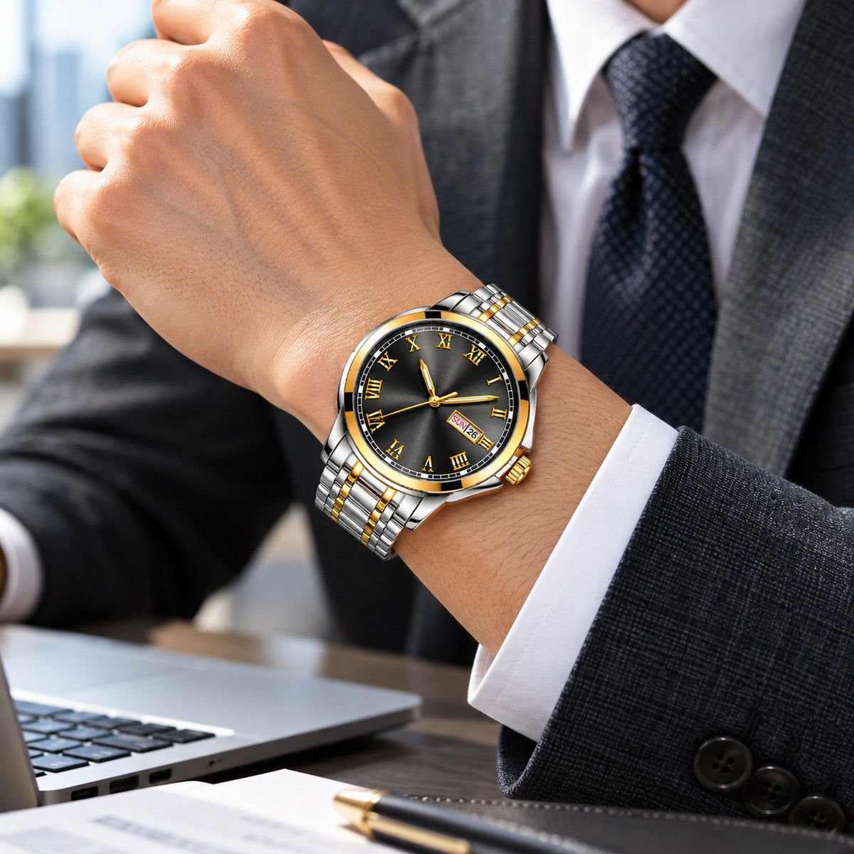 Royal day-date watch