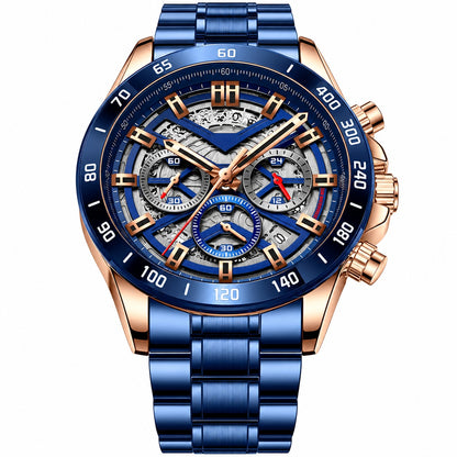 Peak chronograph watch