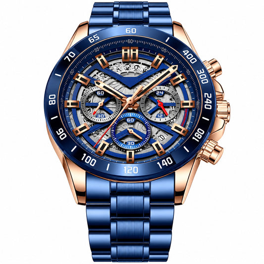 Peak chronograph watch
