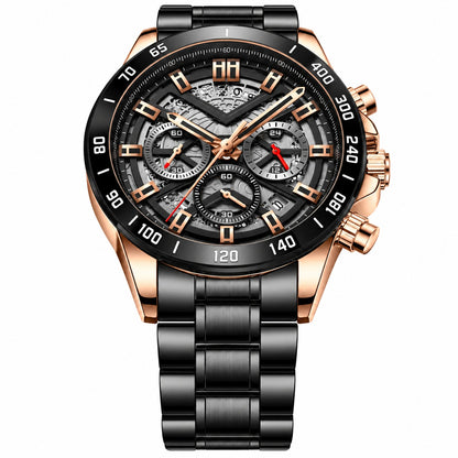 Peak chronograph watch