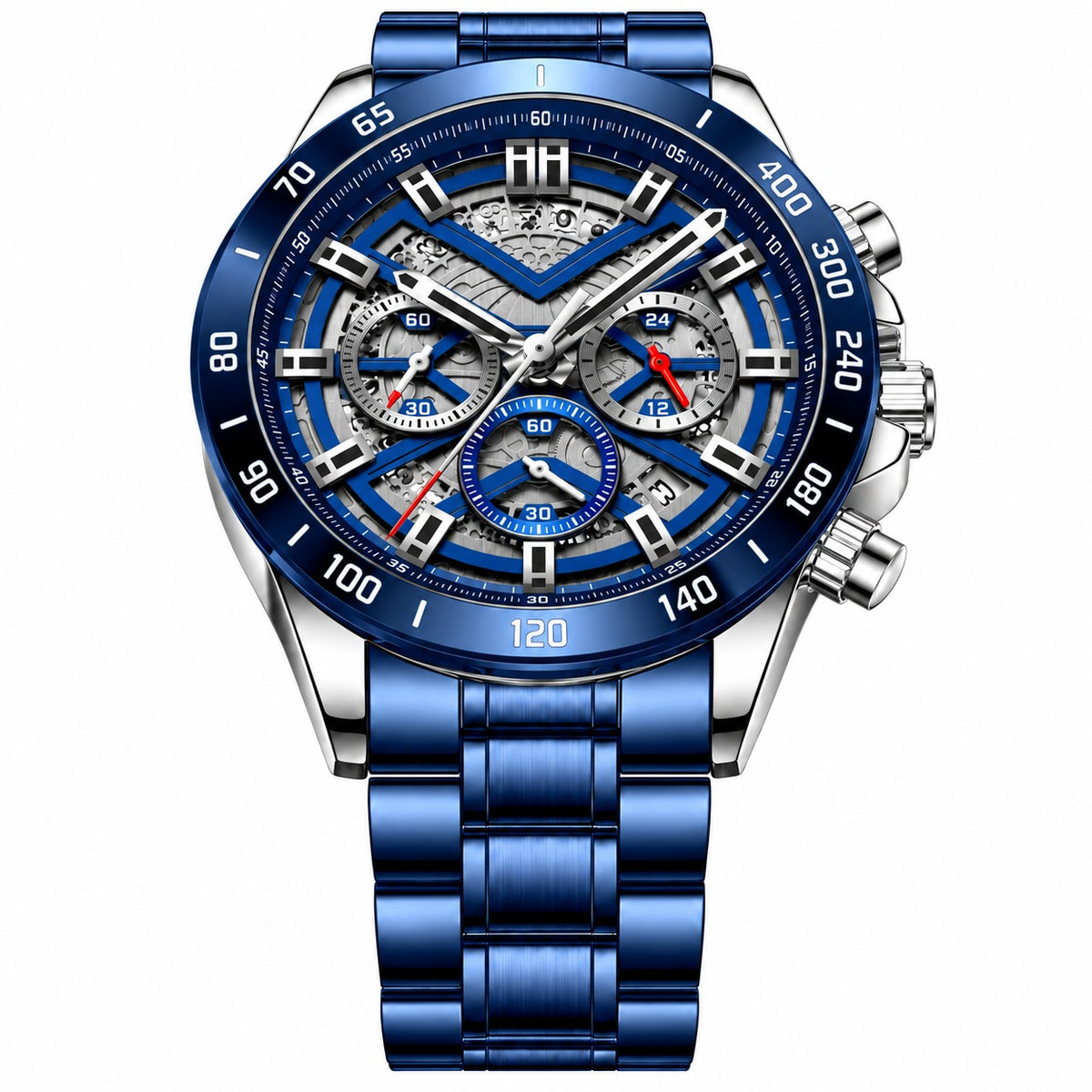 Peak chronograph watch