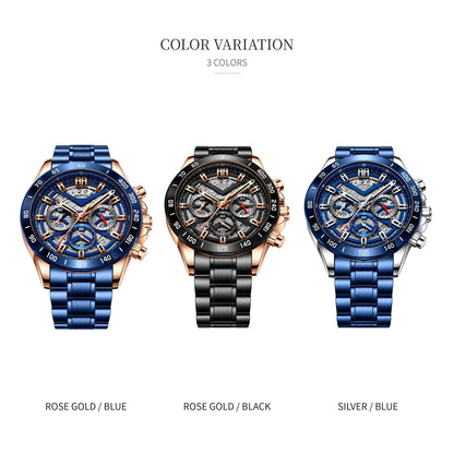Peak chronograph watch
